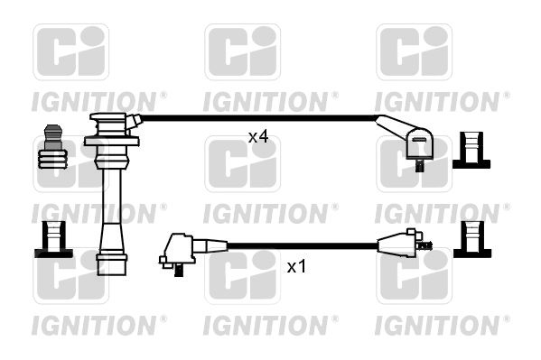 QUINTON HAZELL Sytytysjohtosarja XC640